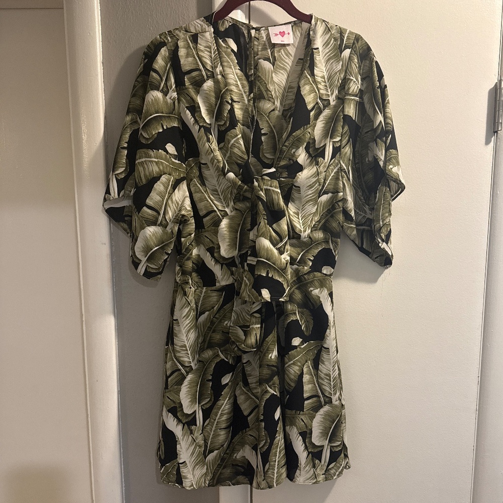 Tropical Print Dress